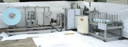 HM 200-22A non-woven bath glove making machine